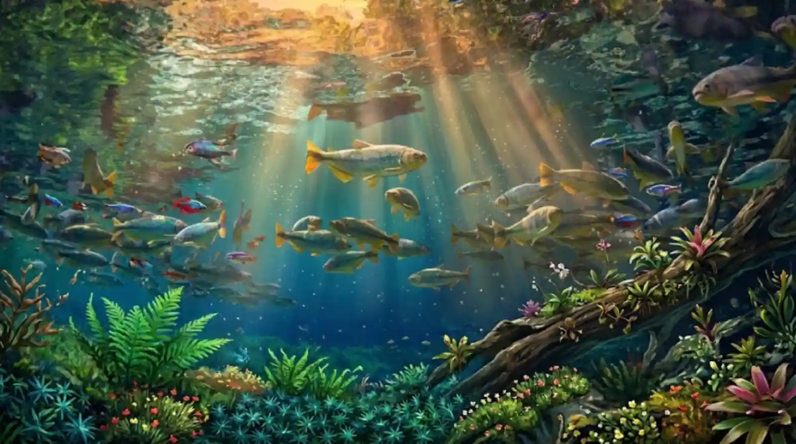 Os aquários naturais da Amazônia revelam santuários onde a vida selvagem prospera em águas cristalinas de rios preservados