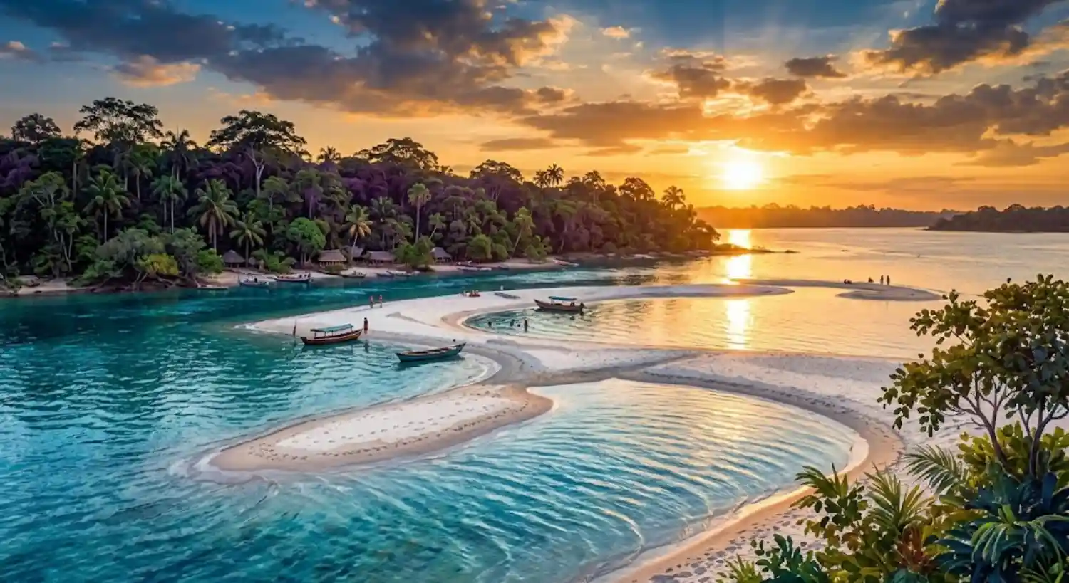 As praias de águas cristalinas em Alter do Chão e o papel fundamental do Rio Tapajós na conservação do ecoturismo amazônico